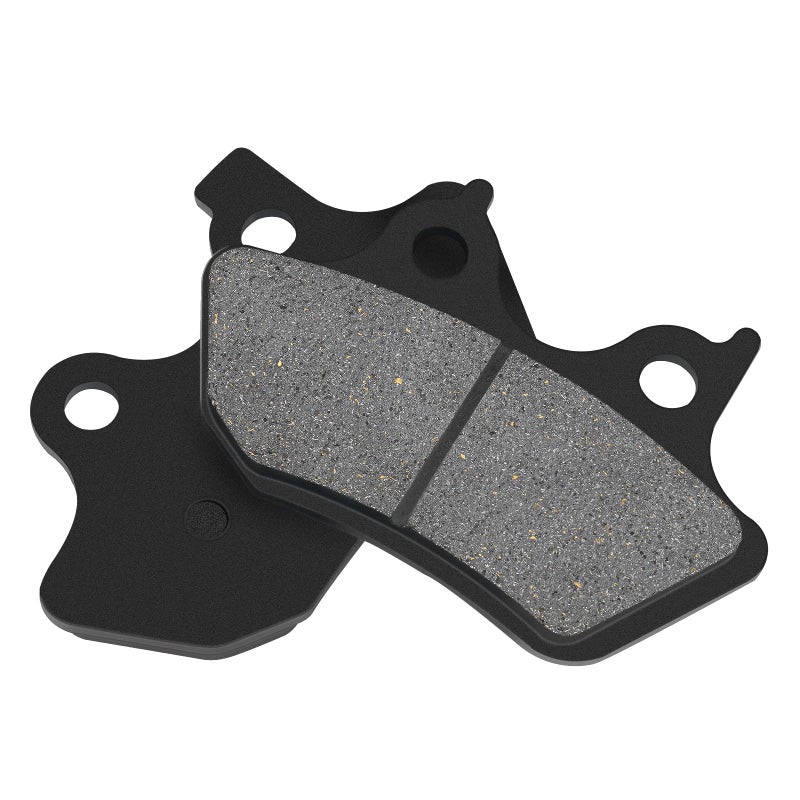 AHL Front & Rear Brake Pads Set for Harley FLHTCU-I Electra Glide Ultra Classic/FLHRCi Road King Classic/Touring FLHT 2000-2007 Dyna FXDLi Dyna Low Rider (Spoke Wheels) 2006 (Semi-metallic) - Image 2